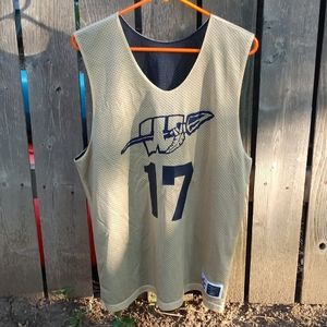 Alleson Athletic Jersey #17 L Gold/Blue Reversible